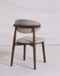 Sedia \'Milo\' - Noce/Grigio