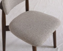 Sedia \'Milo\' - Noce/Grigio