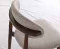 Sedia \'Milo\' - Noce/Grigio
