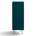 Cassettiera \'Elle\' 45x110 - Turchese/Ottone