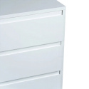 Cassettiera \'Elle\' 120x70 - Bianco/Ottone