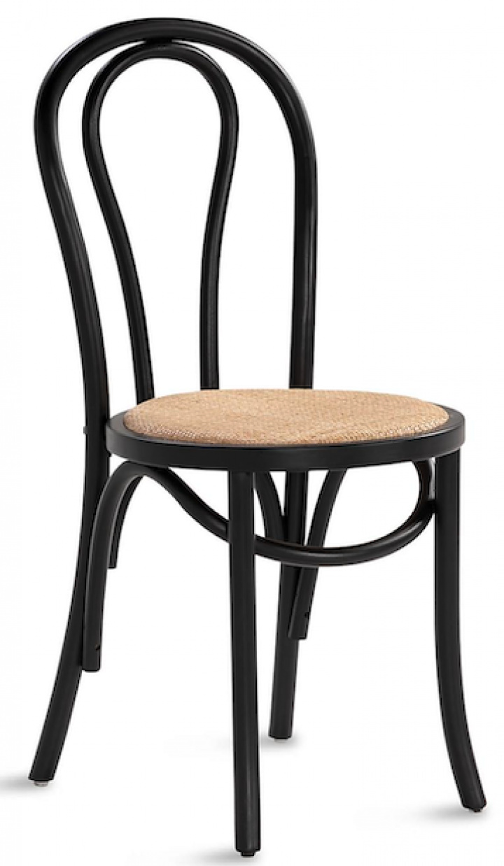 Sedia \'Bistro\' - Rattan/Nero nel gruppo Mobili / Mobili per sedersi / Sedie presso Reforma (FC19-Black)