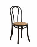 Sedia \'Bistro\' - Rattan/Nero