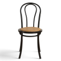 Sedia \'Bistro\' - Rattan/Nero