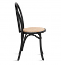 Sedia \'Bistro\' - Rattan/Nero