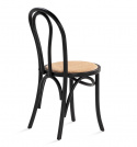 Sedia \'Bistro\' - Rattan/Nero
