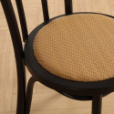 Sedia \'Bistro\' - Rattan/Nero