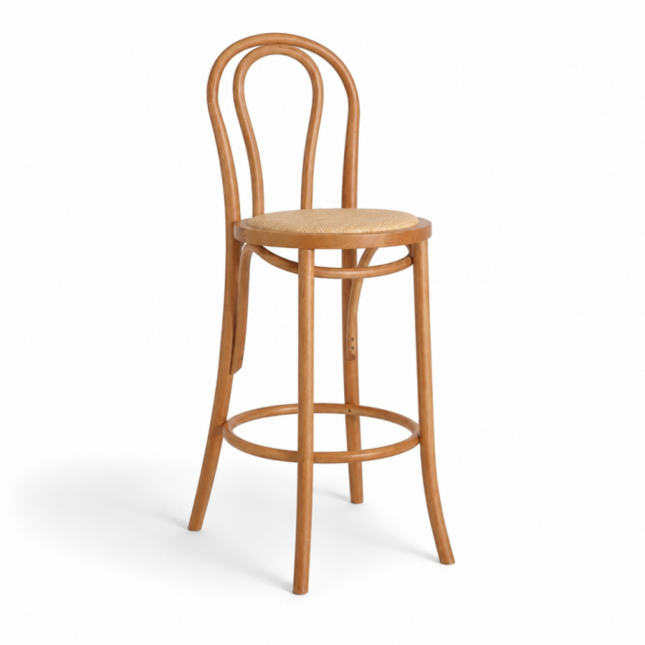 Sgabello da bar \'Bistro\' - Naturale/Rattan nel gruppo Mobili / Mobili per sedersi / Sgabelli da bar presso Reforma (FCB19-oak)