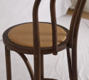 Sgabello da bar \'Bistro\' - Noce/Rattan