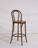 Sgabello da bar \'Bistro\' - Noce/Rattan