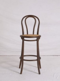 Sgabello da bar \'Bistro\' - Noce/Rattan