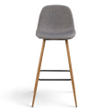 Sgabello \'Soller\' - Naturale/Grigio chiaro