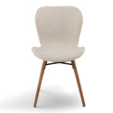 Sedia \'B&ouml;da\' - Beige/Naturale