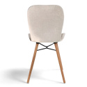 Sedia \'B&ouml;da\' - Beige/Naturale