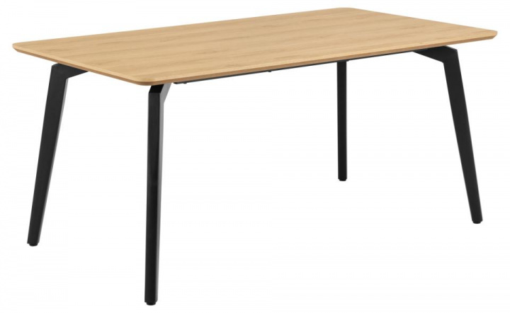 Tavolo da pranzo \'Cadiz\' 160x90cm - Naturale/Nero nel gruppo Mobili / Tavoli / Tavolo da pranzo presso Reforma (H000024380)