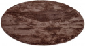 Tappeto rotondo \'Aranga Super Soft\' - Marrone scuro