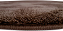 Tappeto rotondo \'Aranga Super Soft\' - Marrone scuro