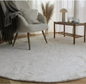 Tappeto rotondo \'Aranga Super Soft\' - Bianco
