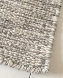 Tappeto in lana \'Dhurry\' - Grigio