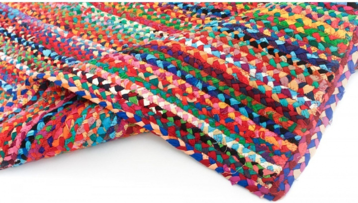 Tappeto di stracci \'Flätan\' - Multicolore nel gruppo Tappeti / Tappeti intrecciati presso Reforma (H100062)