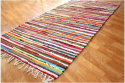 Tappeto di stracci \'Happy\' - Multicolore