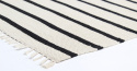 Tappeto in cotone \'Helle\' - Bianco/Nero