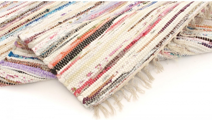 Tappeto di stracci \'Home\' - Multicolore chiaro nel gruppo Tappeti / Tappeti intrecciati presso Reforma (H100077)