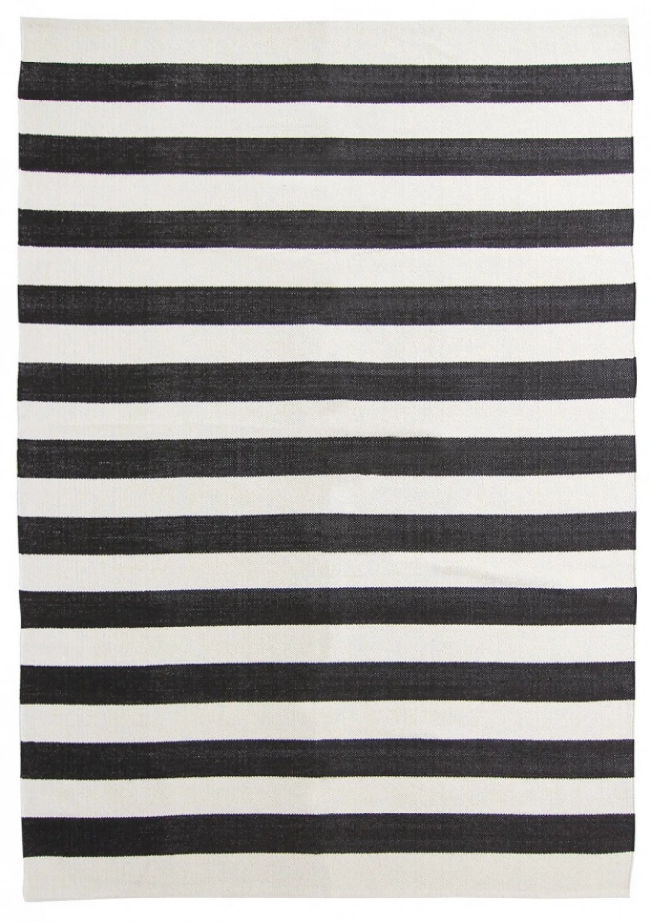 Tappeto in cotone \'Nilo\' - Bianco/Nero nel gruppo Arredamento / Tappeti / Tappeti intrecciati presso Reforma (H100111)