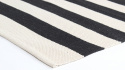 Tappeto in cotone \'Nilo\' - Bianco/Nero