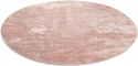 Tappeto rotondo \'Aranga Super Soft Fur\' - Rosa