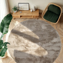 Tappeto rotondo \'Aranga Super Soft Fur\' - Verde