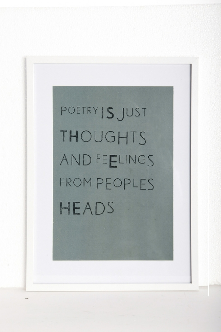 Quadro \'Poetry\' nel gruppo Arredamento / Decorazione / Quadri e poster presso Reforma (Ig0130)