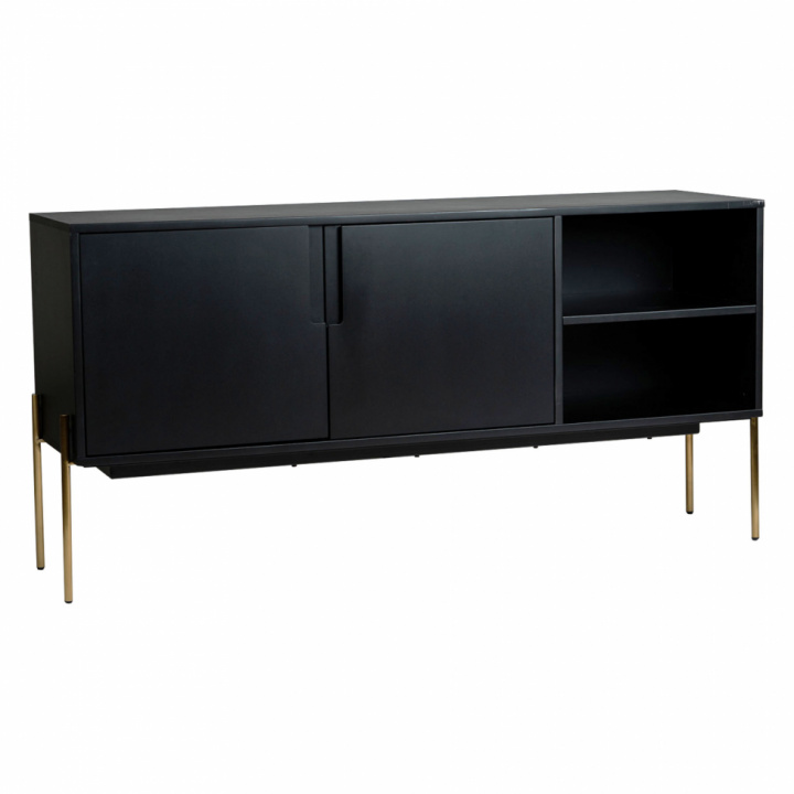 Sideboard \'Frölunda\' - Nero/Ottone nel gruppo Mobili / Mensole & stoccaggio / Mobile TV presso Reforma (J9612-1)