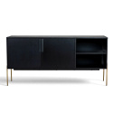 Sideboard \'Fr&ouml;lunda\' - Nero/Ottone