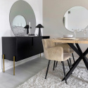 Sideboard \'Fr&ouml;lunda\' - Nero/Ottone