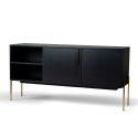 Sideboard \'Fr&ouml;lunda\' - Nero/Ottone