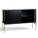 Sideboard \'Fr&ouml;lunda\' - Nero/Oro