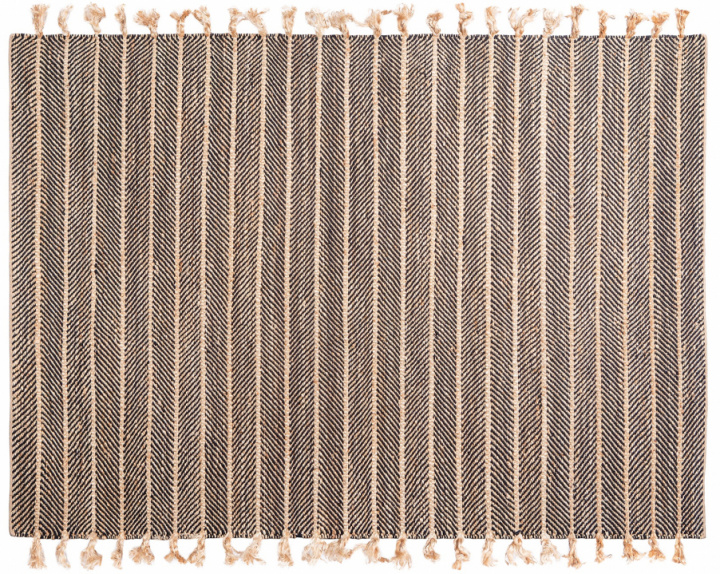 Tappeto \'Striped Sand\' - Naturale 160x230 nel gruppo Arredamento / Tappeti / Tappeti intrecciati presso Reforma (Jute-Striped-160.230)