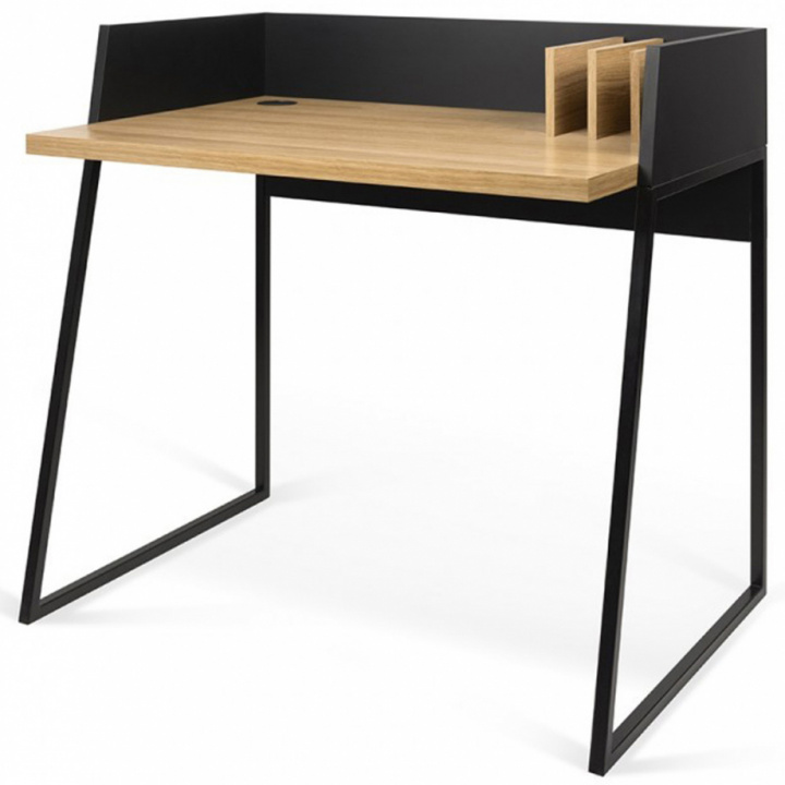 Scrivania \'Kenneth\' - Rovere/Nero nel gruppo Mobili / Tavoli / Scrivanie presso Reforma (KENNETWD01)