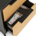 Comodino \'Koln\' - Rovere/Nero