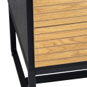 Comodino \'Line\' - Rovere/Nero