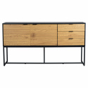 Credenza \'Line\' - Rovere/Nero