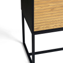 Credenza \'Line\' - Rovere/Nero