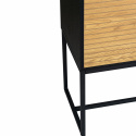 Credenza \'Line\' - Rovere/Nero