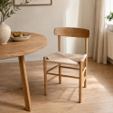 Sedia \'Alfors\' - Naturale