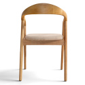 Sedia con braccioli \'Aspa\' - Naturale/beige
