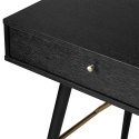 Scrivania \'Lux\' - Nero/Ottone