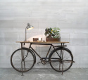 Tavolino Vintage bicycle - Legno/Ferro