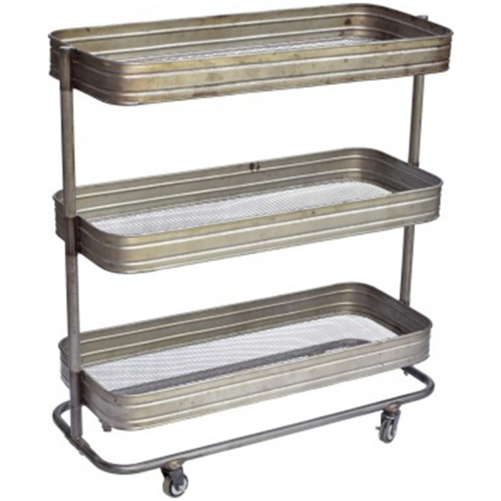 Carrello \'Vega\' - Ferro/Lucido nel gruppo Mobili / Tavoli / Carrelli e tavoli da servizio presso Reforma (M070002G)