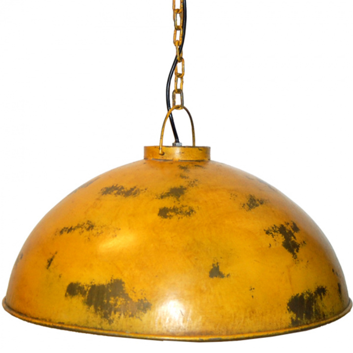 Lampada industriale \'Thormann\' - Giallo/Patina nel gruppo Illuminazione / Lampade / Lampade a soffitto presso Reforma (M080005H)